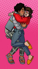 full body, cell shaded example